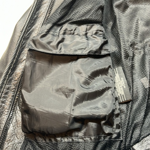 Screaming Eagle Ladies Leather Riding Jacket Size Large Excellent Condition - Picture 5 of 15